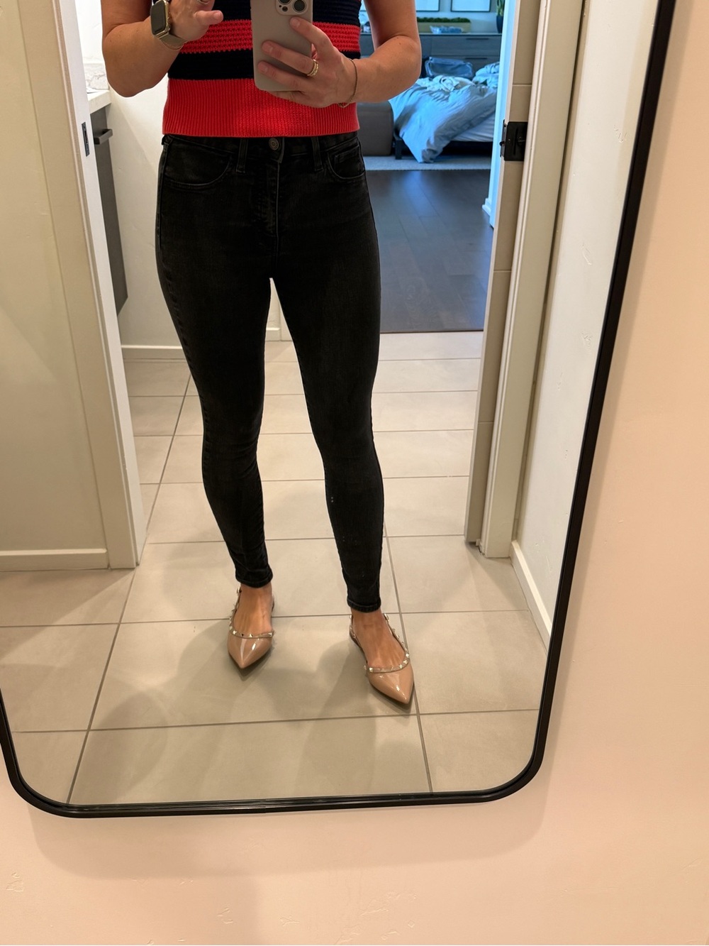 GAP Women's Black Skinny Jeans  Universal Jeggings High Rise - Size 26